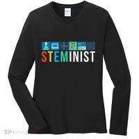 Steminist Science Technology Engineering Math Stem Women's Long Sleeve Shirt thumb 0