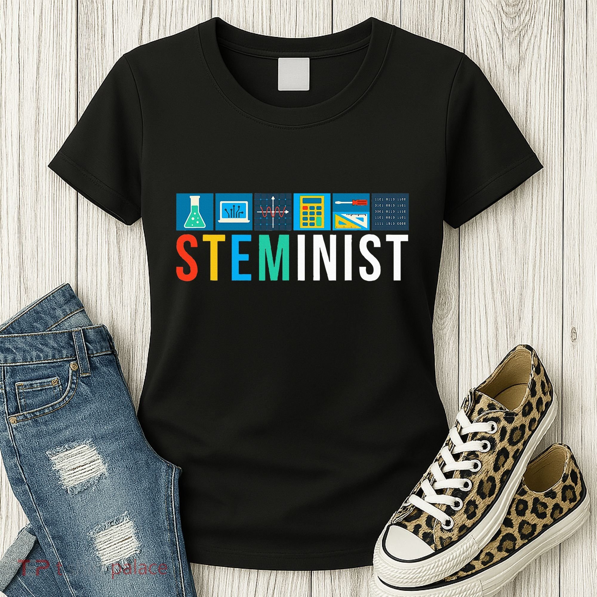 Steminist Science Technology Engineering Math Stem Women's T-Shirt