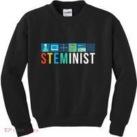 Steminist Science Technology Engineering Math Stem Kids Sweatshirt thumb 0