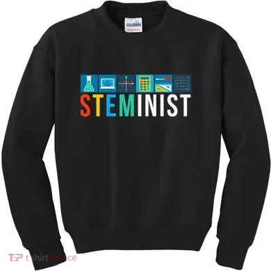 Steminist Science Technology Engineering Math Stem Kids Sweatshirt