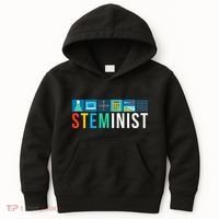 Steminist Science Technology Engineering Math Stem Kids Hoodie thumb 0