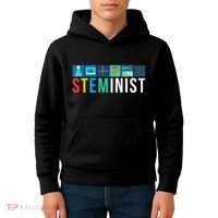 Steminist Science Technology Engineering Math Stem Kids Hoodie thumb 4
