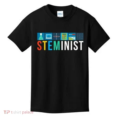 Steminist Science Technology Engineering Math Stem Kids T-Shirt