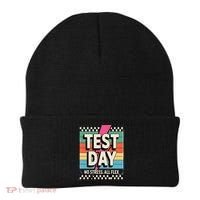 Staar State Test Teacher Testing Day No Stress All Flex Beanie thumb 0
