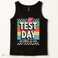 Staar State Test Teacher Testing Day No Stress All Flex Tank Top thumb 2