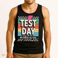 Staar State Test Teacher Testing Day No Stress All Flex Tank Top thumb 3