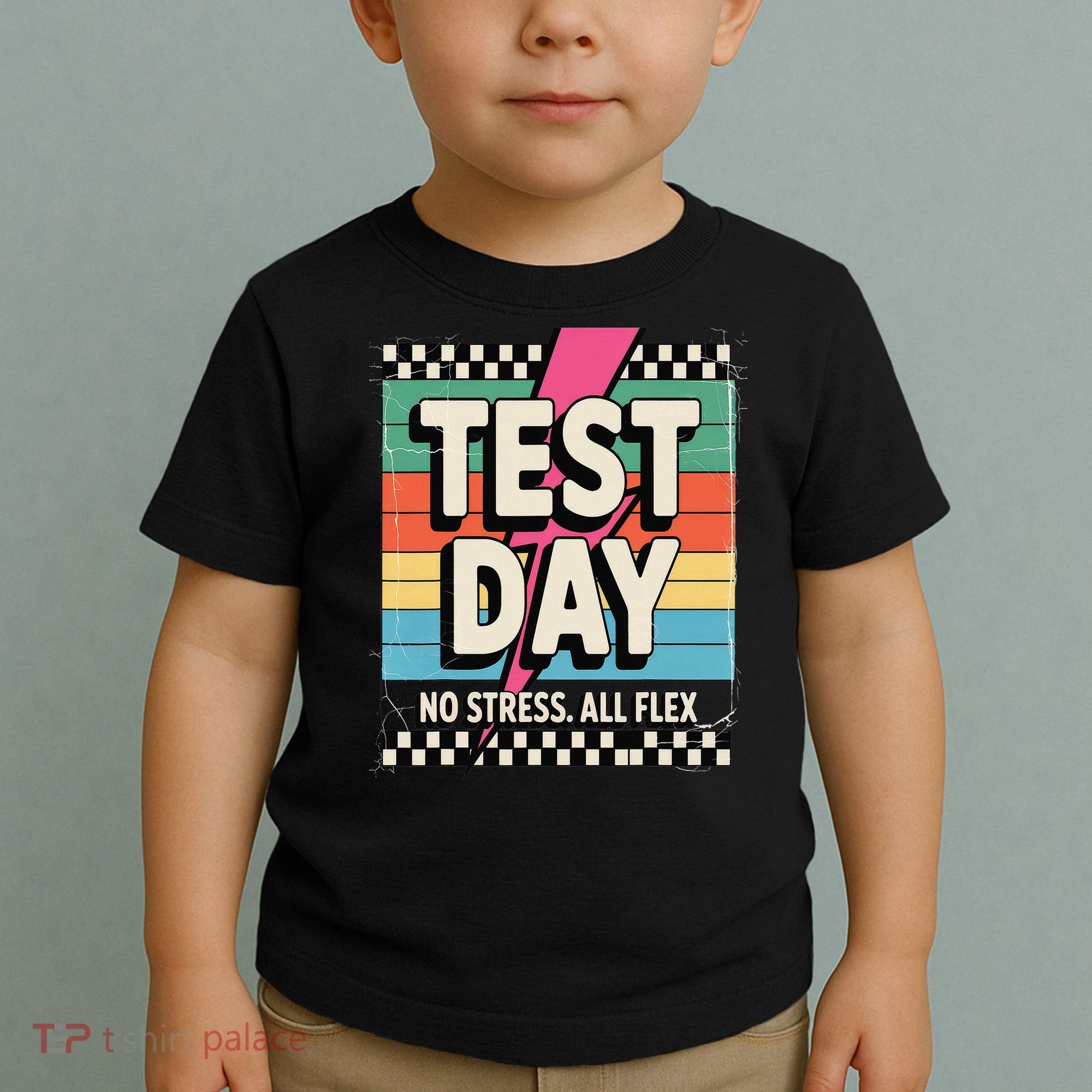 Staar State Test Teacher Testing Day No Stress All Flex Toddler T-Shirt