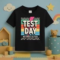 Staar State Test Teacher Testing Day No Stress All Flex Toddler T-Shirt thumb 3