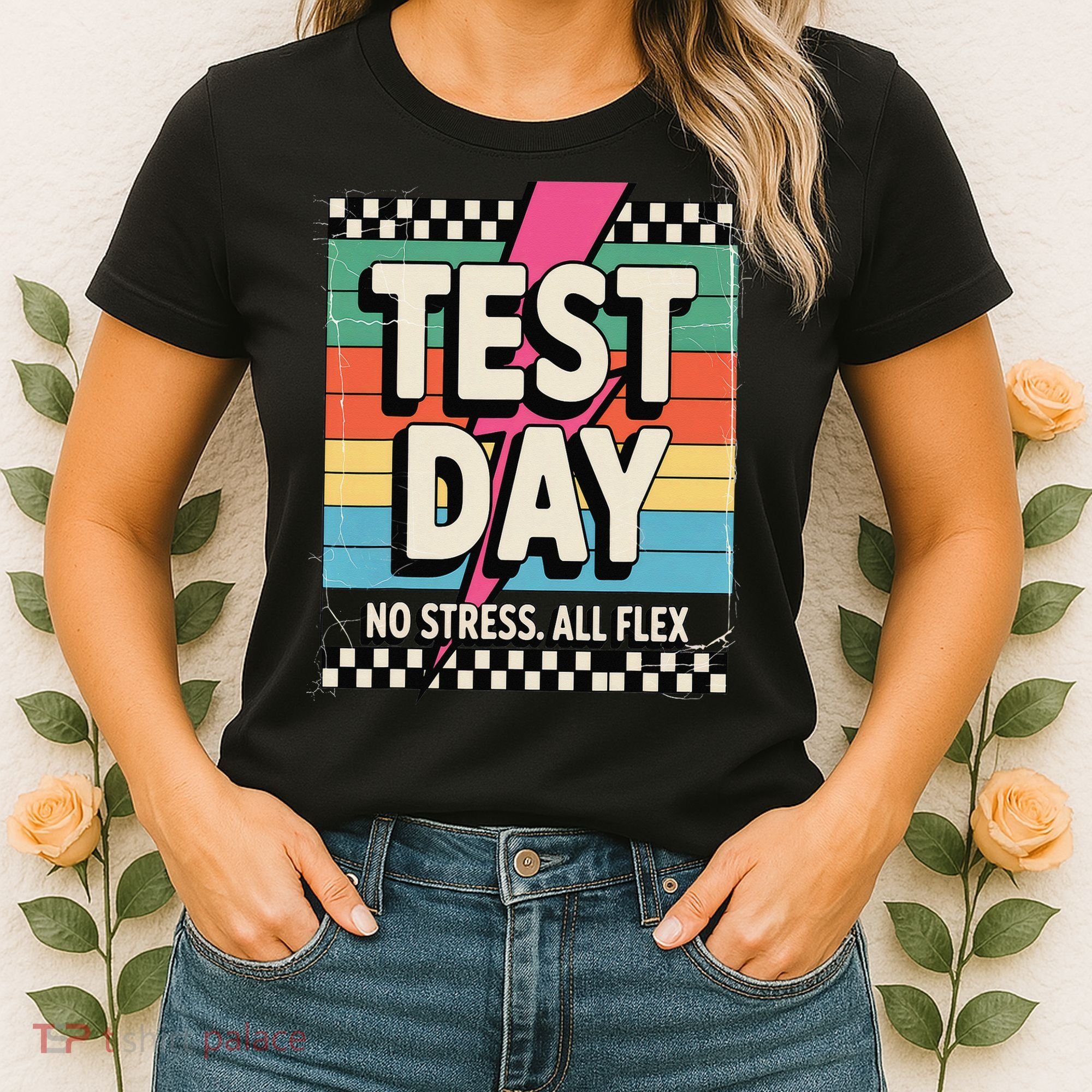 Staar State Test Teacher Testing Day No Stress All Flex Women's T-Shirt
