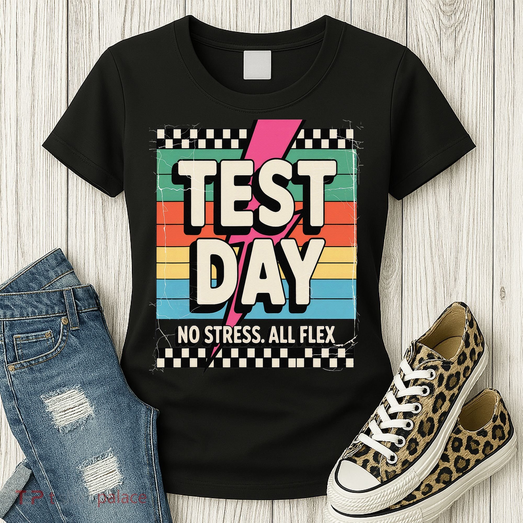 Staar State Test Teacher Testing Day No Stress All Flex Women's T-Shirt