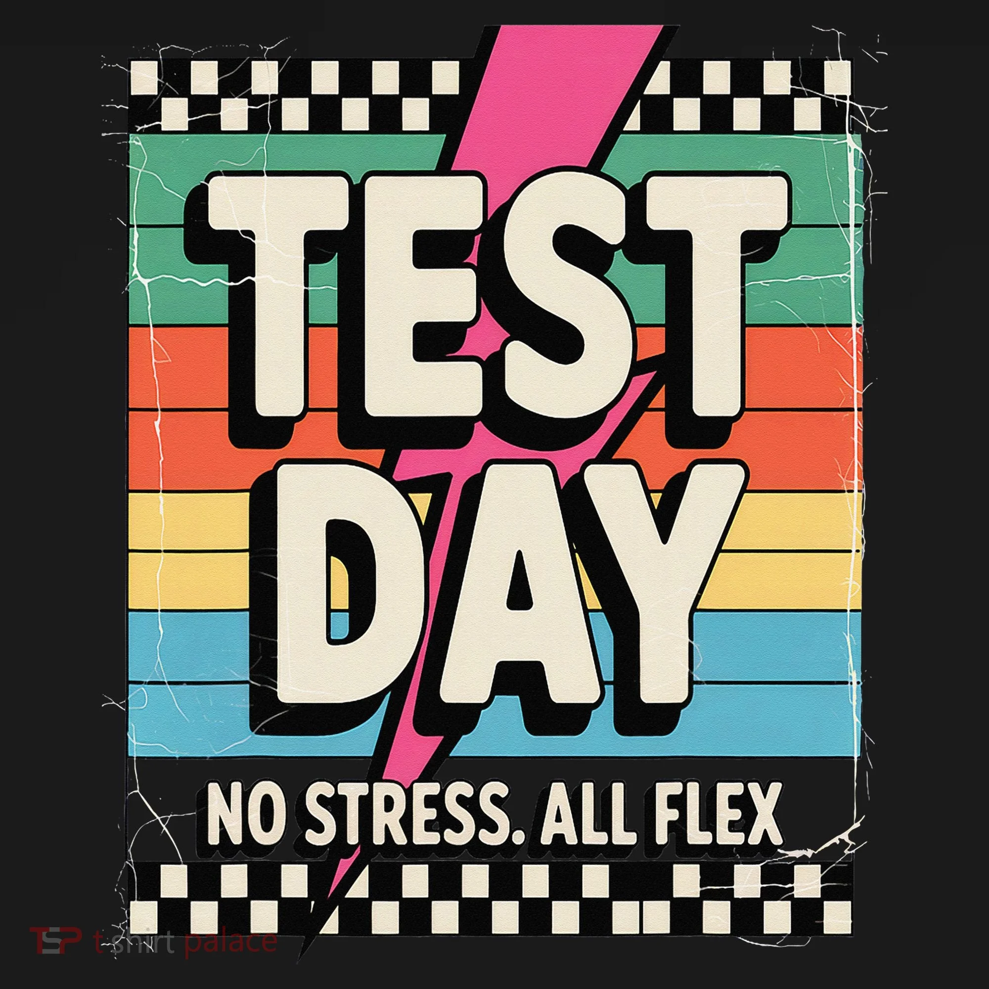 Staar State Test Teacher Testing Day No Stress All Flex Kids Sweatshirt