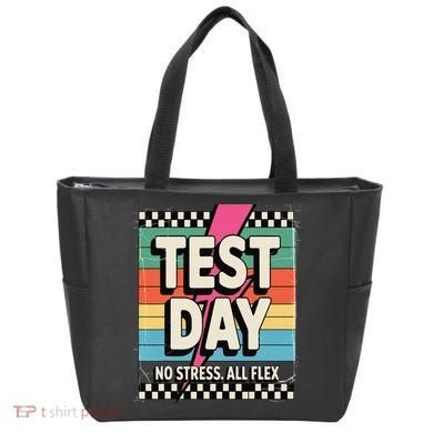 Staar State Test Teacher Testing Day No Stress All Flex Tote Bag