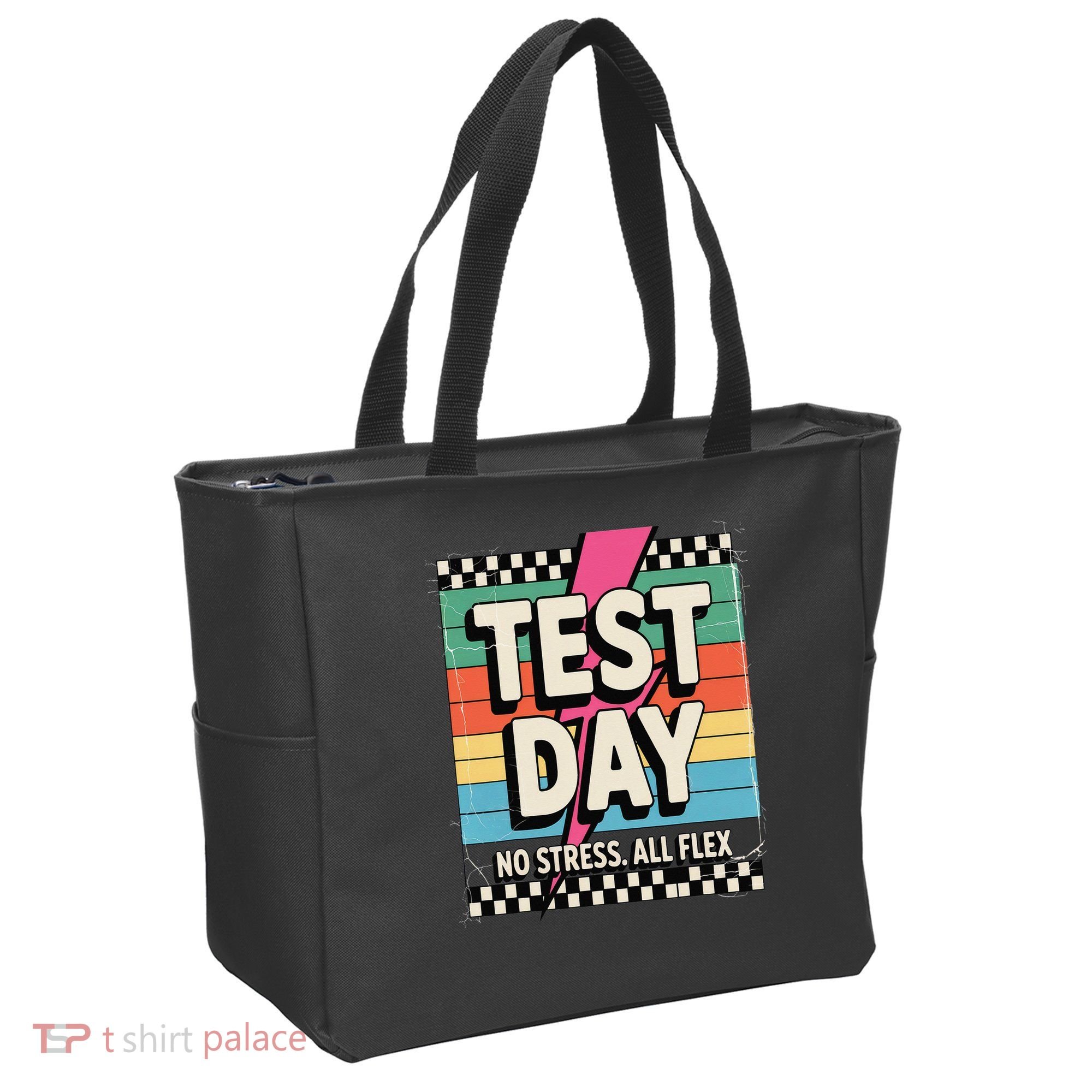 Staar State Test Teacher Testing Day No Stress All Flex Tote Bag