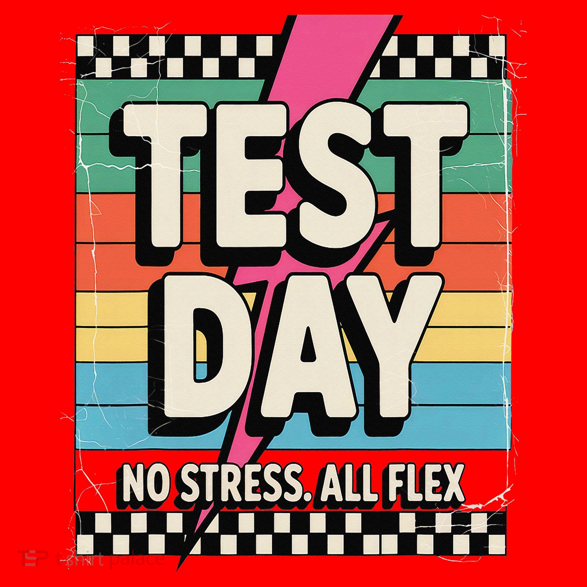 Staar State Test Teacher Testing Day No Stress All Flex Santa Hat