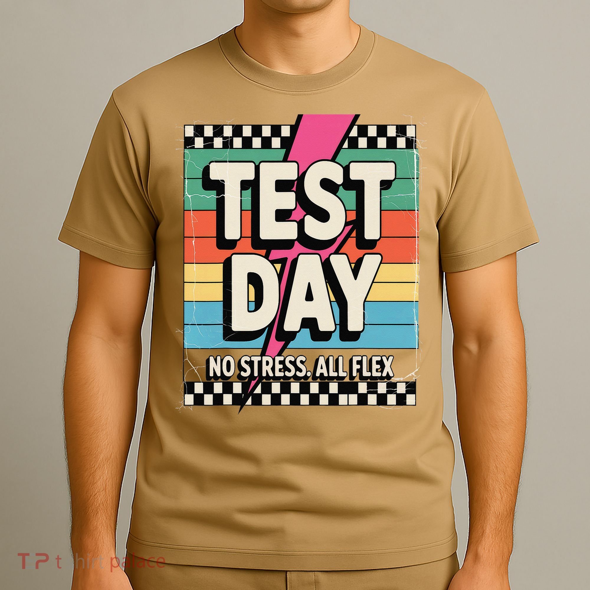 Staar State Test Teacher Testing Day No Stress All Flex T-Shirt
