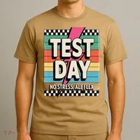 Staar State Test Teacher Testing Day No Stress All Flex T-Shirt thumb 3
