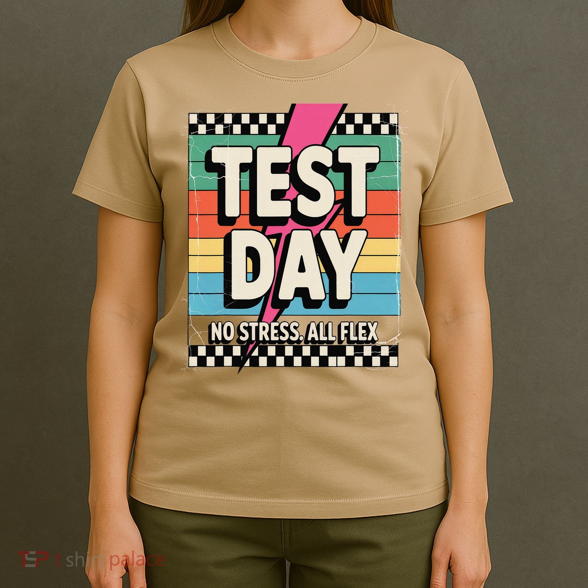 Staar State Test Teacher Testing Day No Stress All Flex T-Shirt