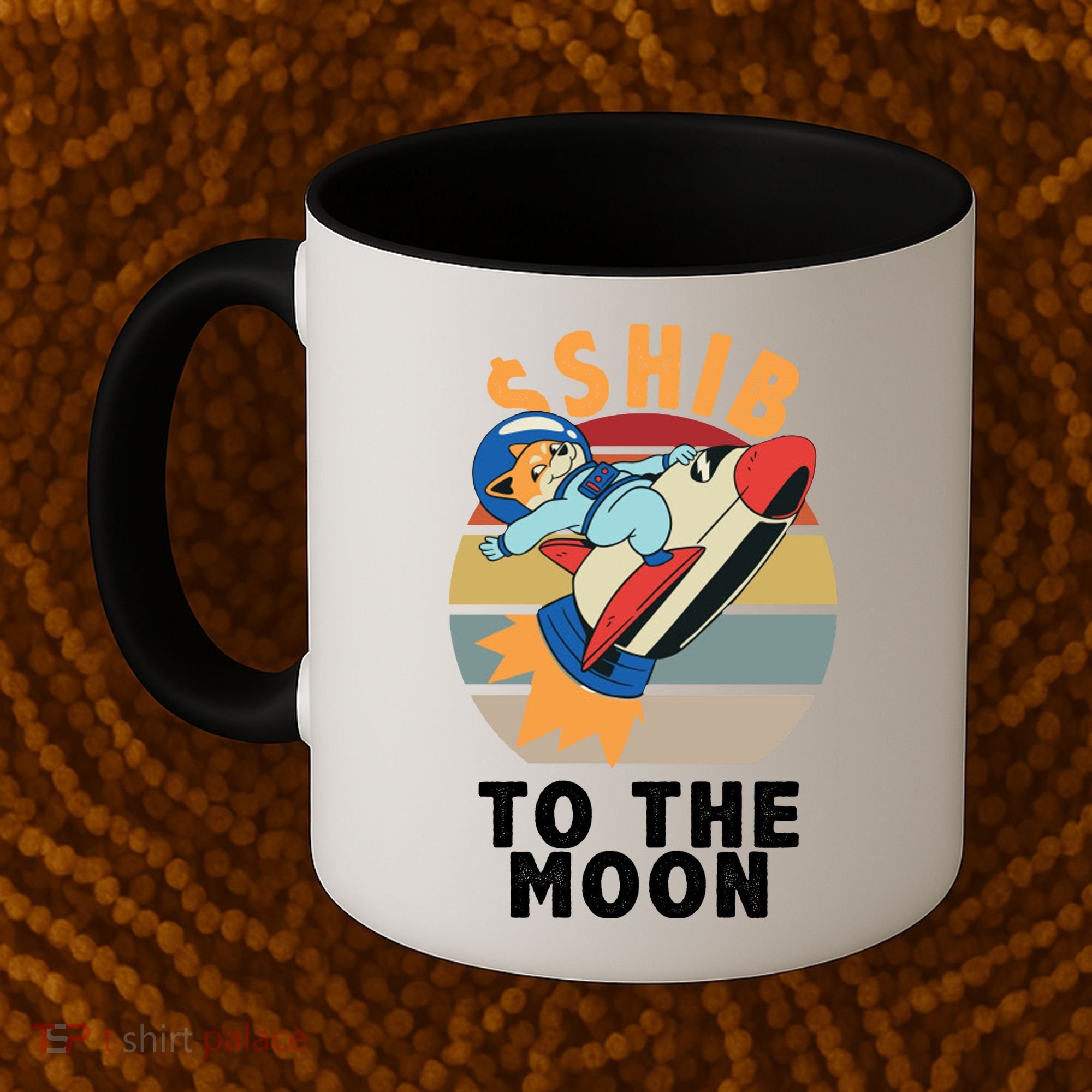 Shiba, Shib To The Moon Coffee Mug