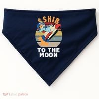 Shiba, Shib To The Moon USA-Made Doggie Bandana thumb 0