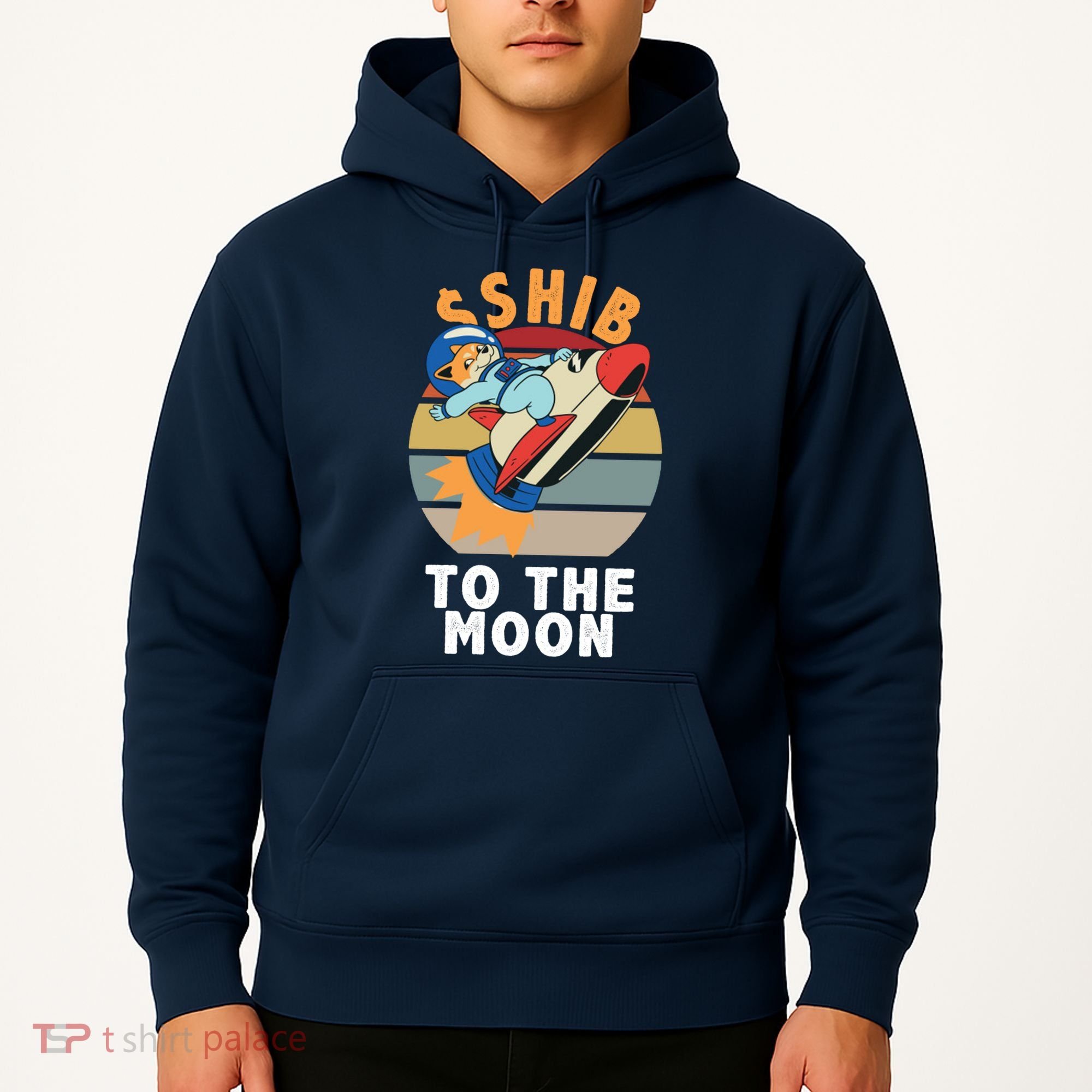 Shiba, Shib To The Moon Hoodie