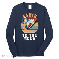 Shiba, Shib To The Moon Long Sleeve Shirt thumb 0