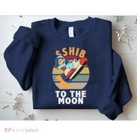 Shiba, Shib To The Moon Sweatshirt thumb 2