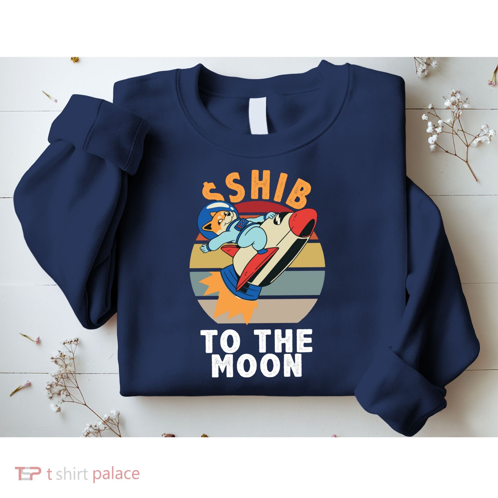 Shiba, Shib To The Moon Sweatshirt