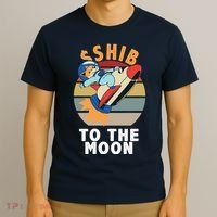 Shiba, Shib To The Moon T-Shirt thumb 3