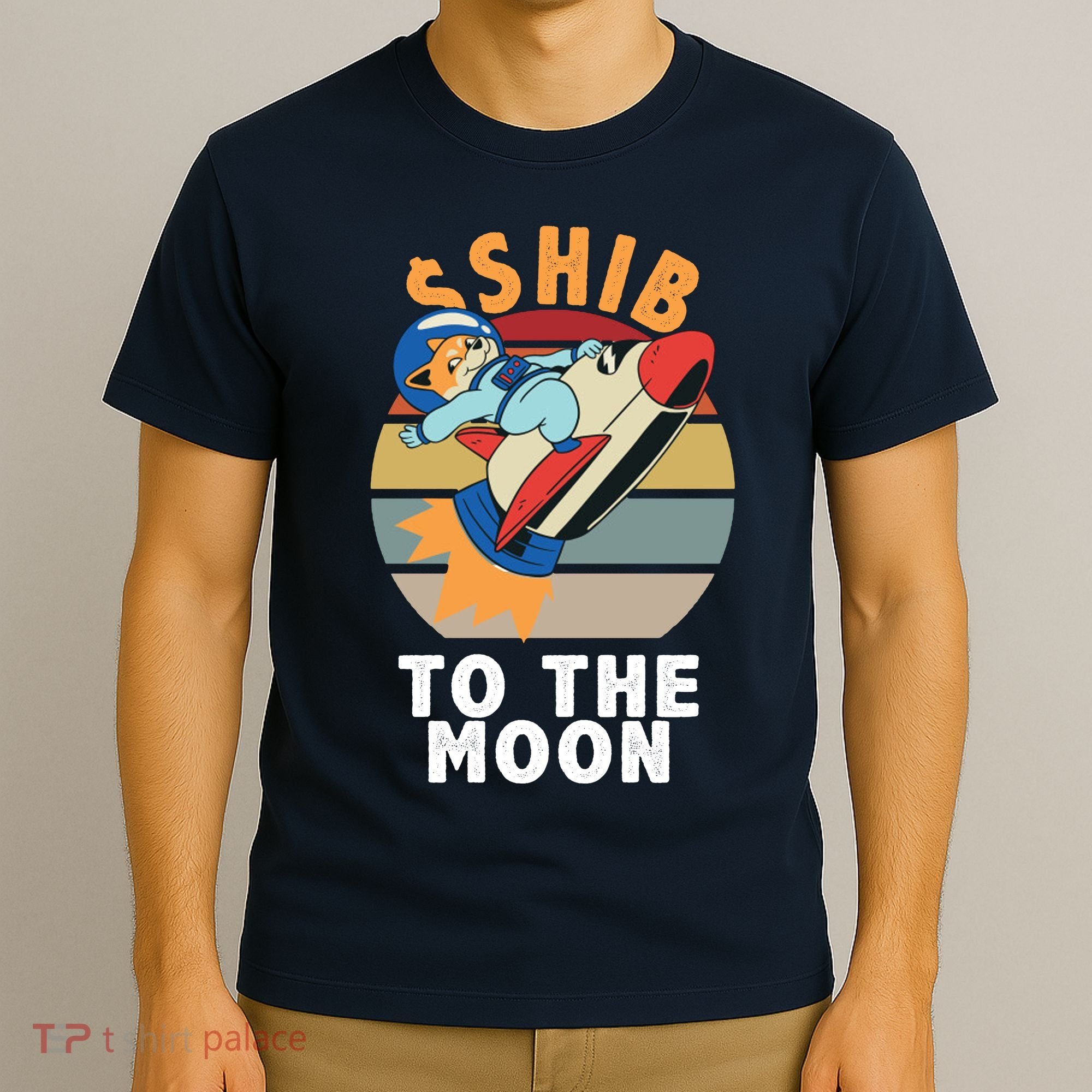 Shiba, Shib To The Moon T-Shirt