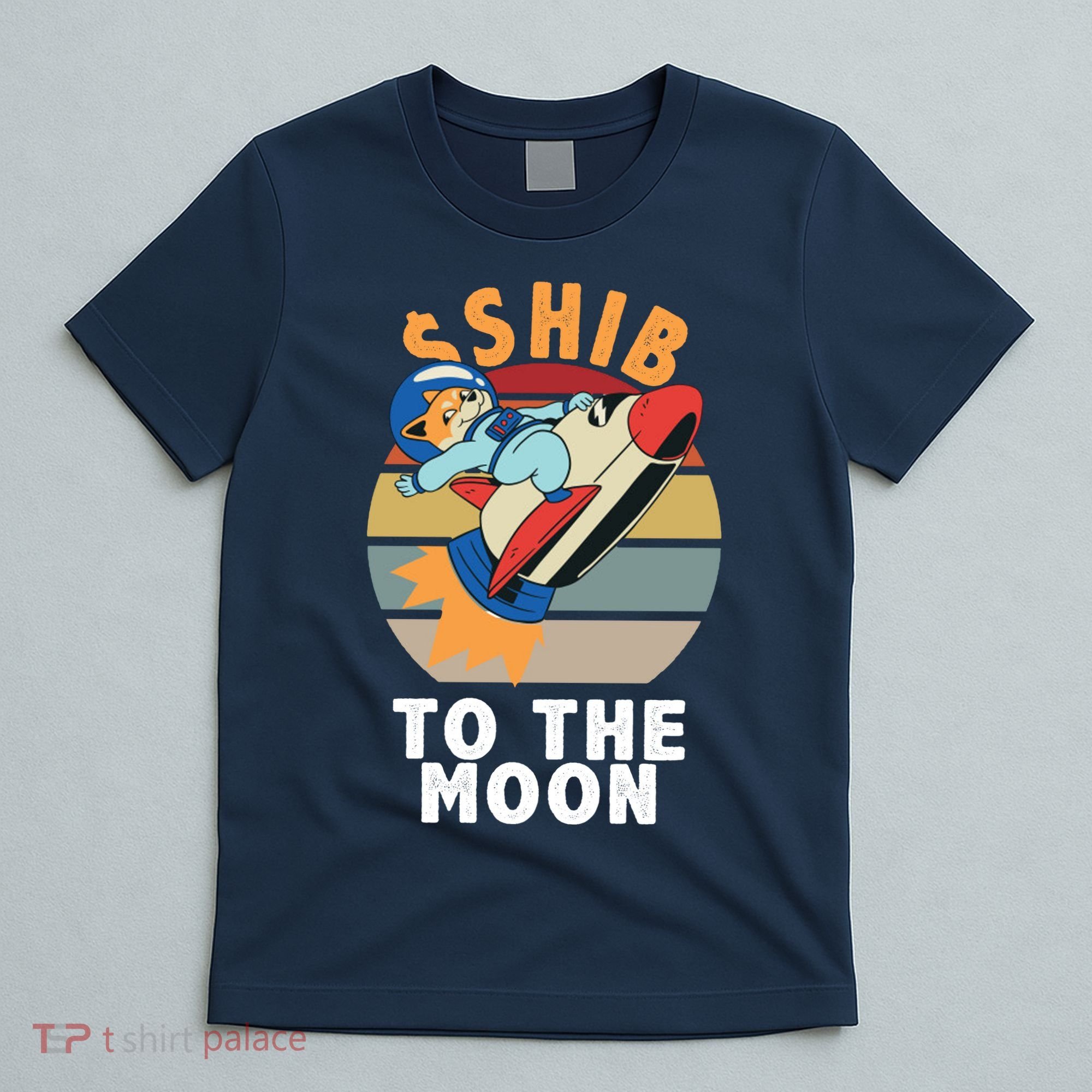 Shiba, Shib To The Moon T-Shirt
