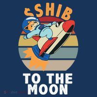 Shiba, Shib To The Moon Women's Hoodie thumb 2