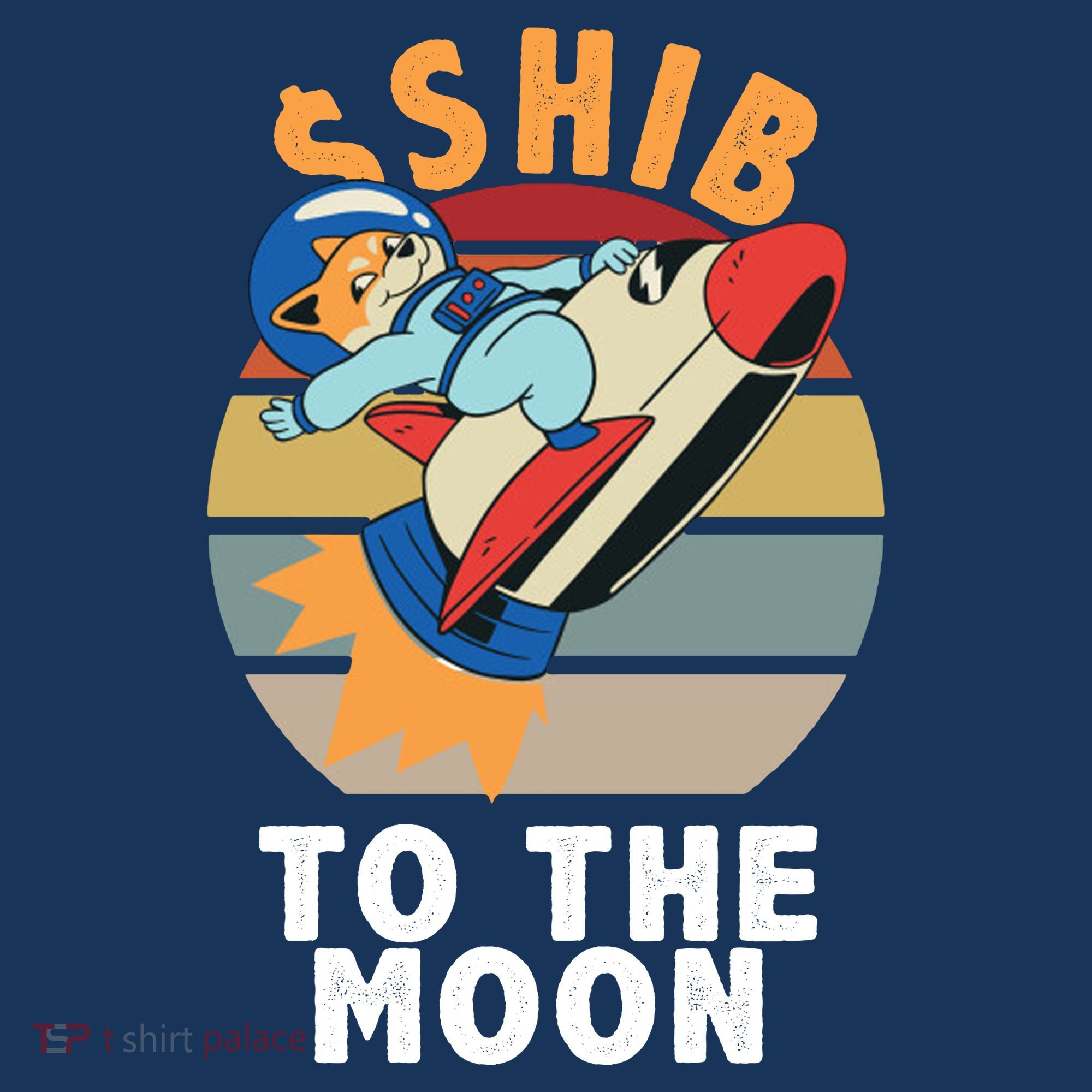 Shiba, Shib To The Moon Women's Hoodie