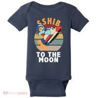 Shiba, Shib To The Moon Baby Bodysuit thumb 0