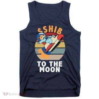 Shiba, Shib To The Moon Tank Top