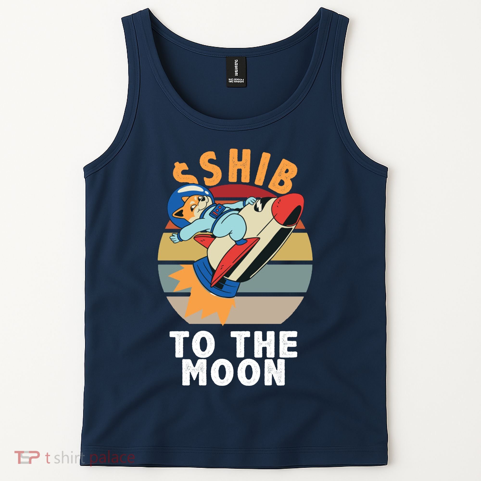 Shiba, Shib To The Moon Tank Top
