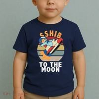 Shiba, Shib To The Moon Toddler T-Shirt thumb 2