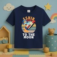 Shiba, Shib To The Moon Toddler T-Shirt thumb 3