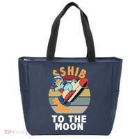 Shiba, Shib To The Moon Tote Bag thumb 0