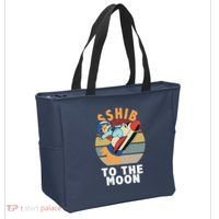 Shiba, Shib To The Moon Tote Bag thumb 2