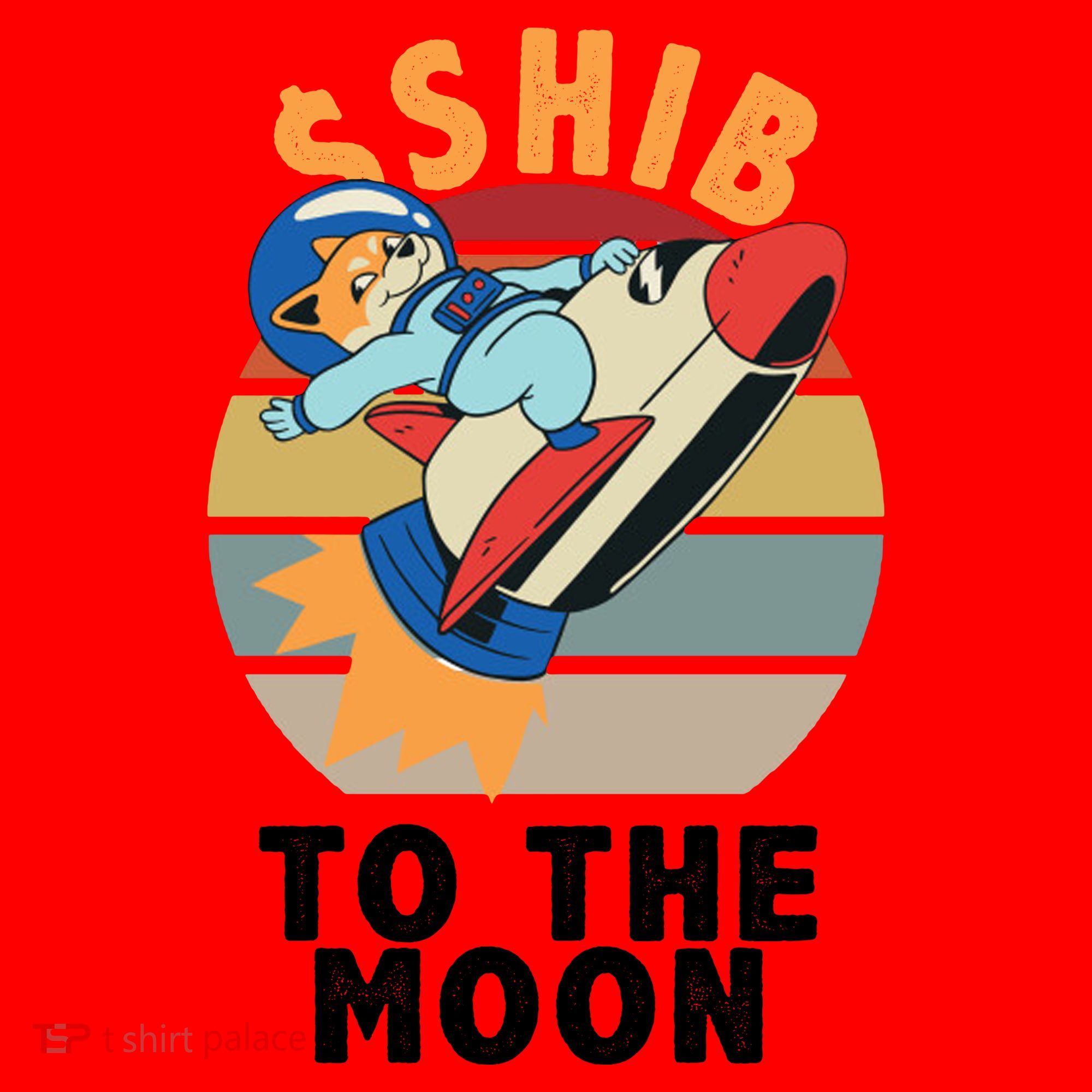 Shiba, Shib To The Moon Santa Hat
