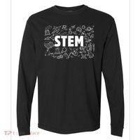 Stem Science Technology Engineering Math Teacher Student Comfort Colors Heavyweight Long Sleeve T-Shirt thumb 0