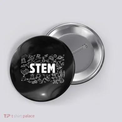 Stem Science Technology Engineering Math Teacher Student Button