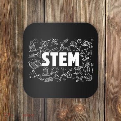 Stem Science Technology Engineering Math Teacher Student Coaster