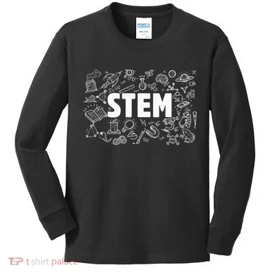 Stem Science Technology Engineering Math Teacher Student Kids Long Sleeve Shirt