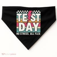 Staar State Test Teacher Testing Day No Stress All Flex USA-Made Doggie Bandana thumb 0