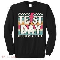 Staar State Test Teacher Testing Day No Stress All Flex Sweatshirt thumb 0