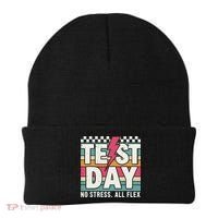 Staar State Test Teacher Testing Day No Stress All Flex Beanie thumb 0