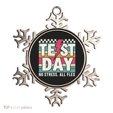 Staar State Test Teacher Testing Day No Stress All Flex Ornament