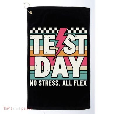 Staar State Test Teacher Testing Day No Stress All Flex Golf Towel