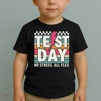 Staar State Test Teacher Testing Day No Stress All Flex Toddler T-Shirt thumb 2